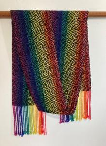 Rainbow Labyrinth scarf