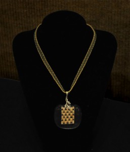 Woven Necklace and Pendant